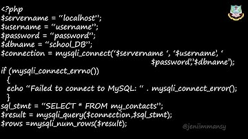 Grade XII - Computer Applications || Connect PHP and MYSQL ||  Online Class