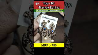 Top-10 trendy Earing for Girls &amp; women at lowest price #shorts #trend  #earing #fashion