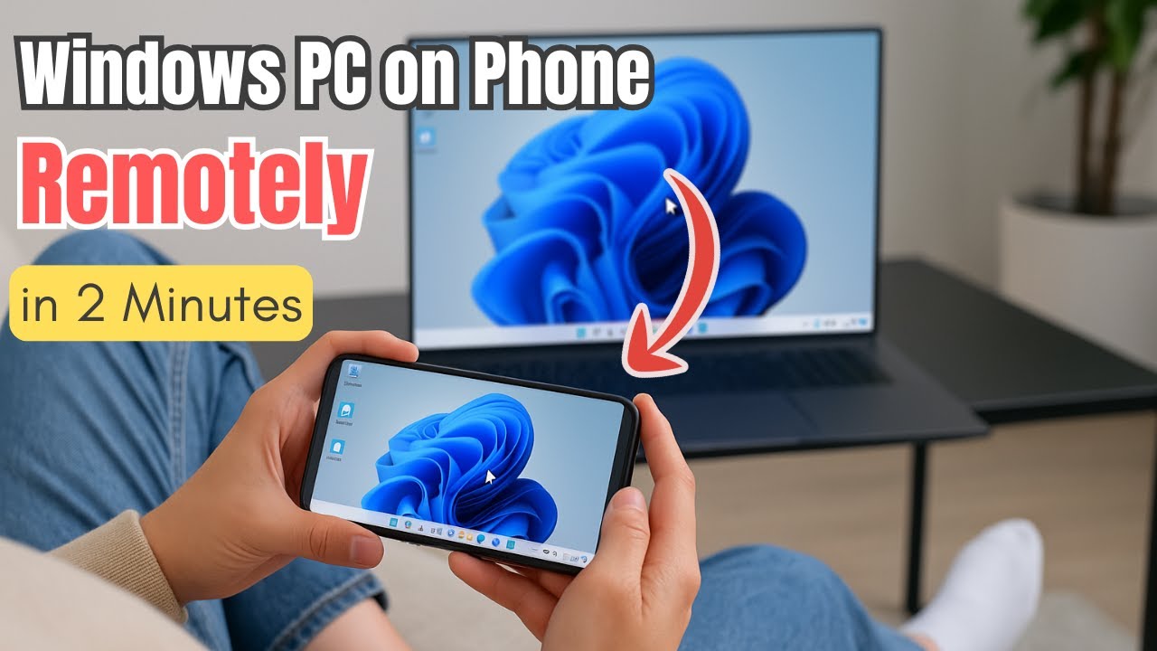 How to "Use Your Phone to Control Your Windows PC" Remotely ( Microsoft ...