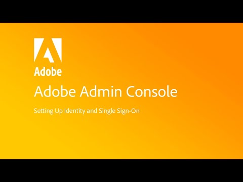 Setting up Identity and Single Sign-On