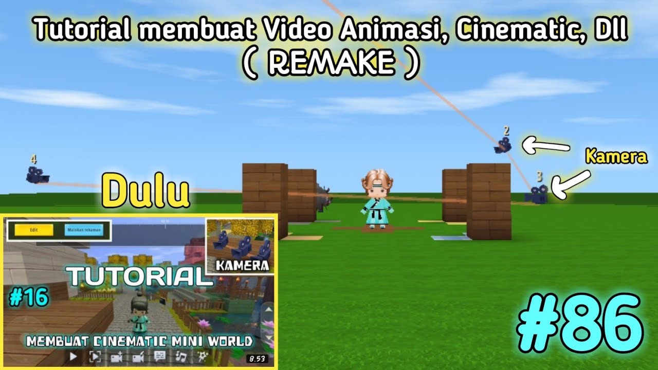 Анимированный видеоурок (REMAKE) - Mini world Creata Indonesia | Мистер Мини №86