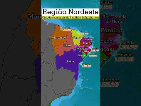 Regiões do Brasil: Nordeste #geografia #regioesdobrasil #nordeste