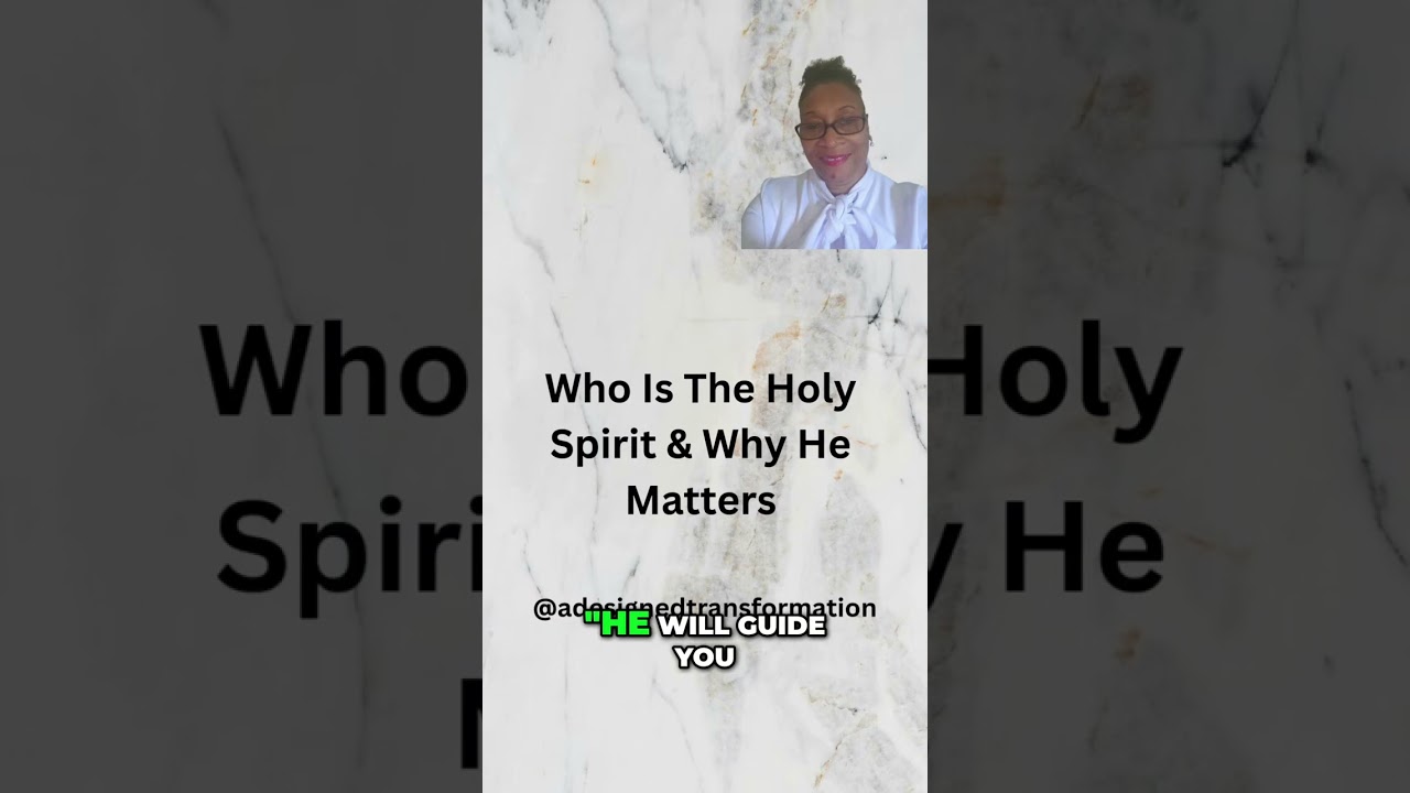 The Holy Spirit: Helper, Teacher, Guide Into Truth 