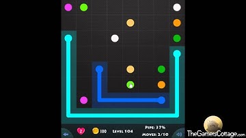 Flow Game Level - 104 [8x8] Beginners Pack Connect the Dots