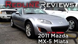 2011 Mazda MX-5 Miata Review, Walkaround, Start Up & Rev