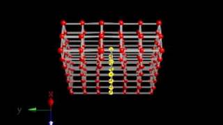 Interactive model of an edge dislocation