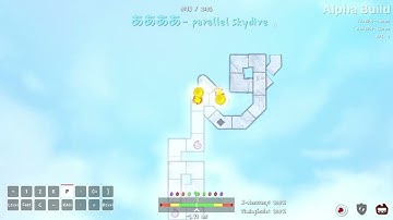 【Pure Perfect】[ADOFAI Custom Play] ああああ - parallel skydive (Map by NumbEr07)