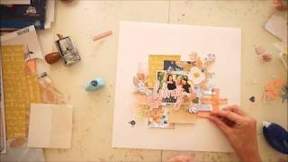 Hooray - Scrapbooking Process Video With The Hip Kit Club September Kit