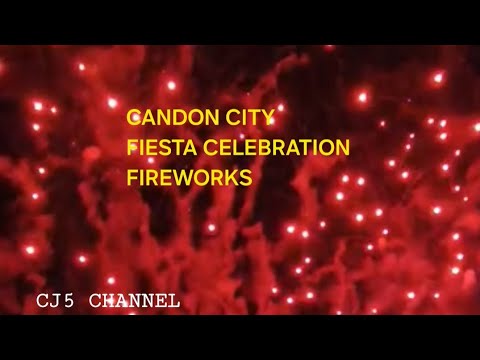 CANDON CITY FIREWORKS (CELEBRATION OF FIESTA) #amazing #fireworks #youtube