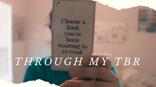 READING THROUGH MY TBR USING TBR CARDS