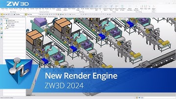 ZW3D 2024 (CAD) : New Render Engine