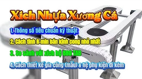 Xích nhựa băng tải xương cá: quy cách chuẩn, mẫu, cách thiết kế, ứng dụng tính R-min cua cong