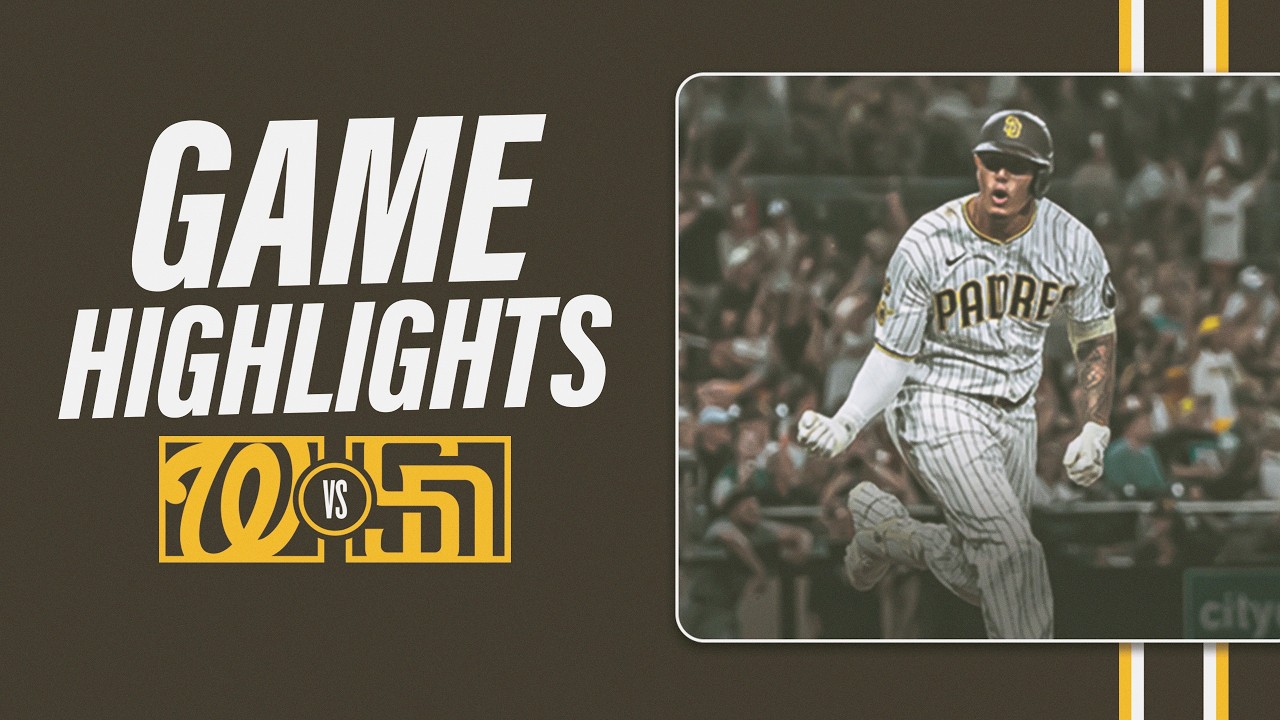 Nationals vs. Padres Game Highlights (9/8/26) | MLB Highlights