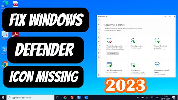 How To Fix Windows Defender Icon Missing From Taskbar (2023)