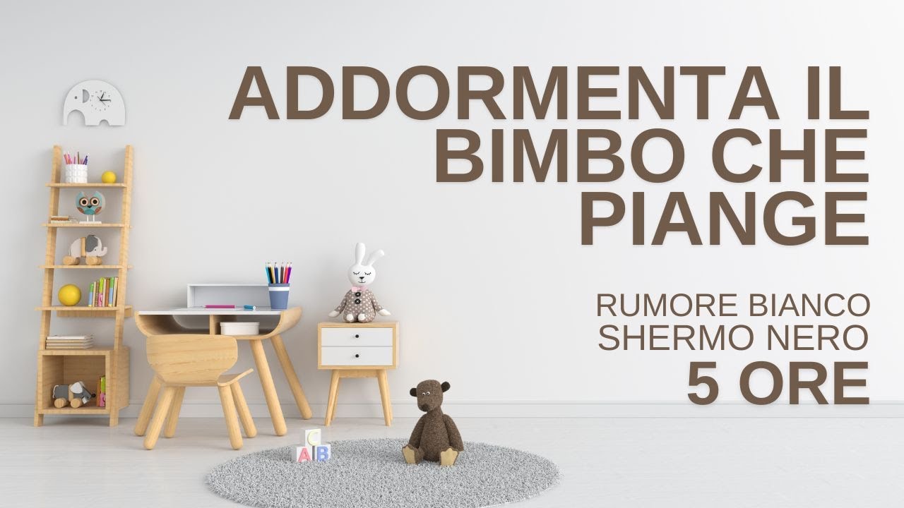 Suono rilassante per Calmare il pianto del bambino | Rumore Bianco ...