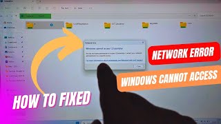 how to fix “windows 11 cannot access shared folder & drive” network error issue problem