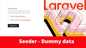 Laravel 12 - how to use seeder and seeder with factory - create dummy data or test data