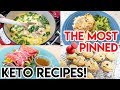 TRYING THE MOST PINNED KETO RECIPES! 📌 KETO ZUPPA TOSCANA 🍽 MARRY ME CHICKEN 🍗 FREE TO FAMILY