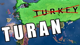 Turkey makes Turan and conquers everything in Hearts of Iron 4 BfB