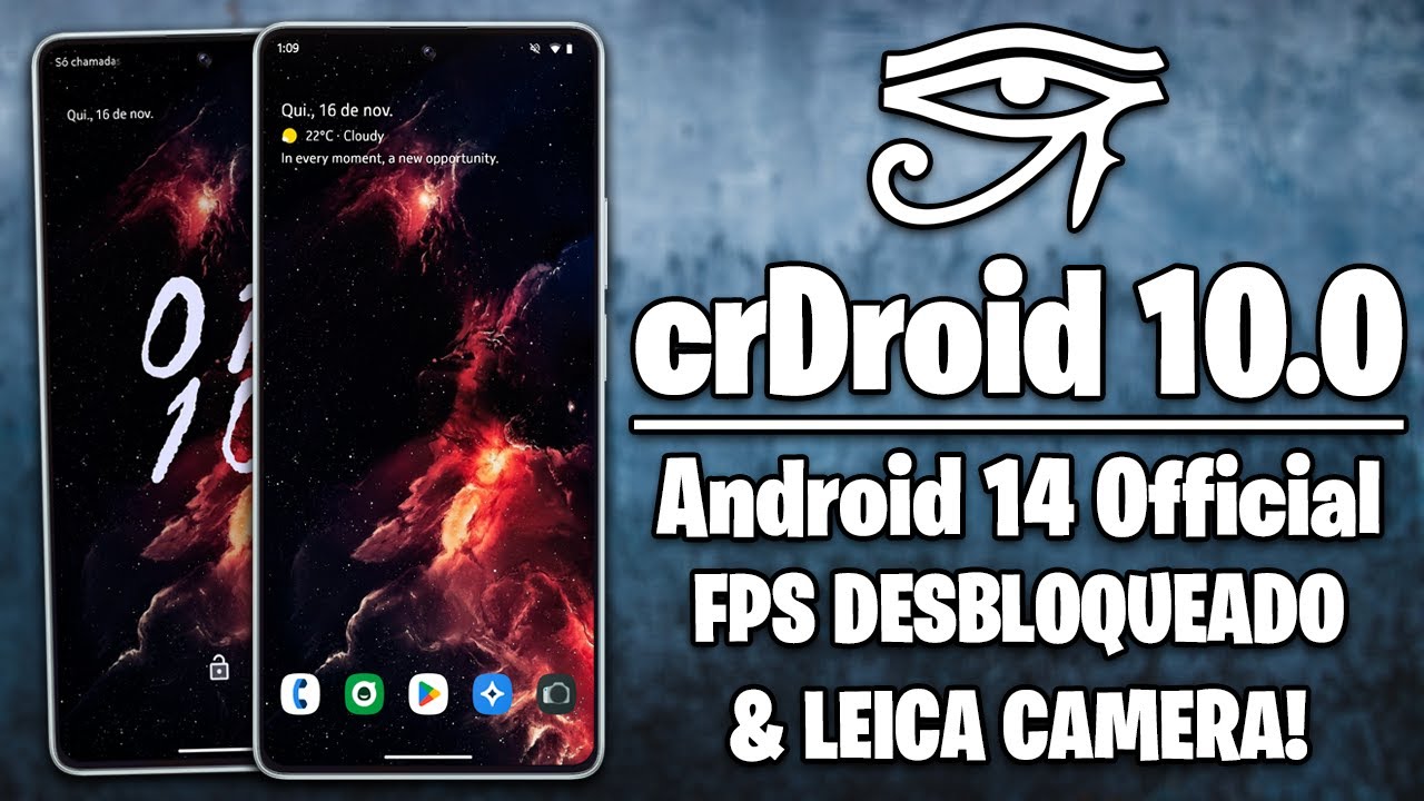 ROM crDroid 10.0 COM ANDROID 14 para VÁRIOS SMARTPHONES! | Review ...