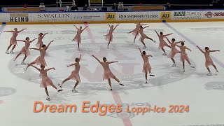 Dream Edges - Loppi-Ice 2024 Free skating - Synchronized skating