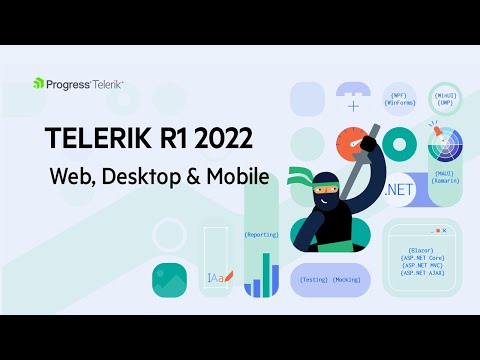 Telerik R1 2022 Release Webinar | Blazor, ASP.NET Core, MVC, AJAX, Xamarin, MAUI, WinUI, WinForms