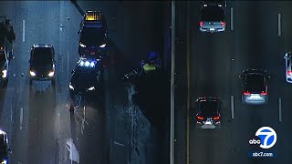 Deadly crash on southbound 5 Freeway blocks lanes in Boyle Heights