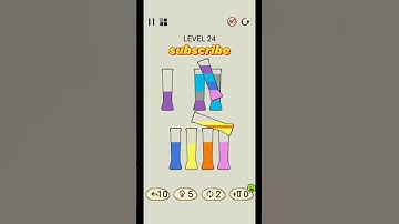 sortpuz water puzzle game level 24 #shorts #ytshorts