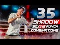 35 shadow boxing punch combinations  beginner friendly