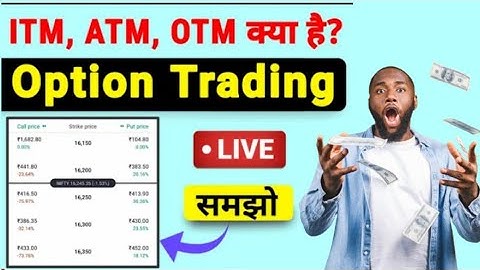 Option trading | ATM, ITM, OTM Explain | Basic Option Trading for Beginners in Hindi