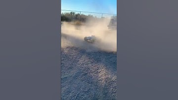 Arrma Notorious 6s landing a massive jump and flip of the mound of doom!