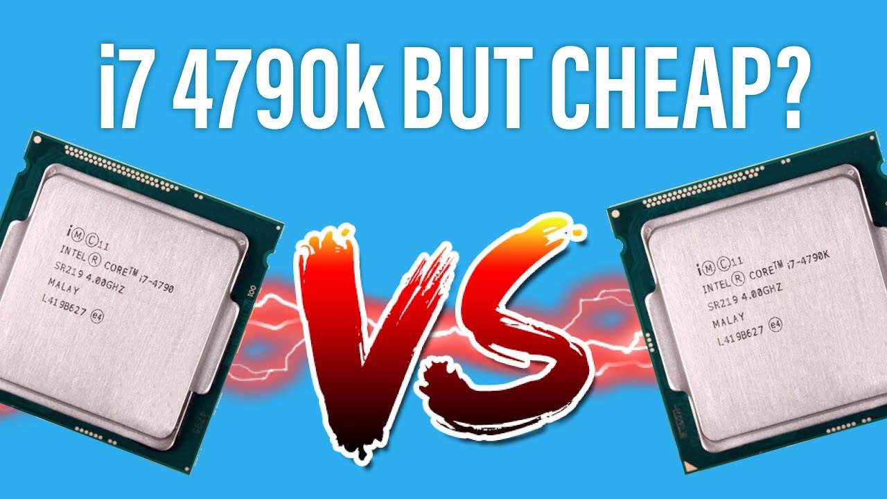 i7 4790 vs i7 4790K + OC in 2020 - YouTube