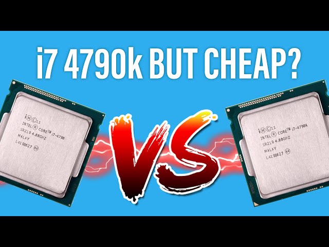 i7 4790 vs i7 4790K + OC in 2020 