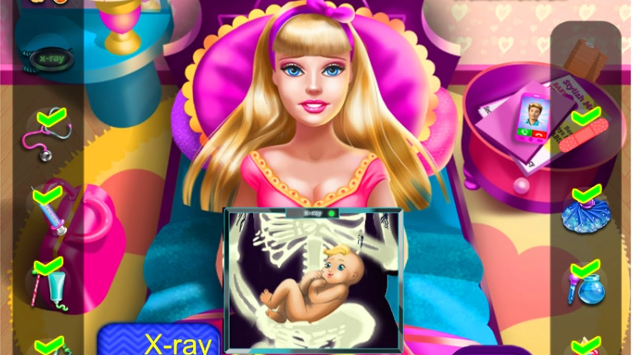 pregnant barbie games