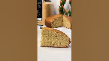 The best vanilla cake using blender