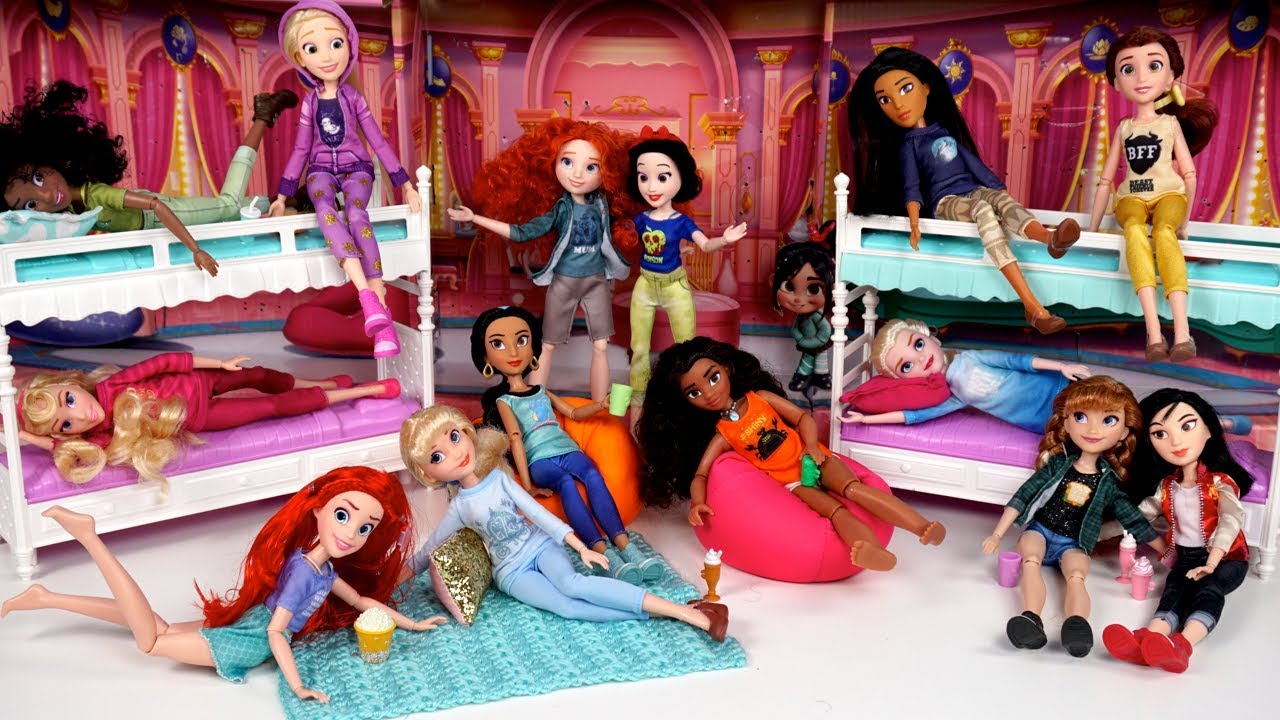New Disney Barbie Size Dolls from the Internet Toys - YouTube