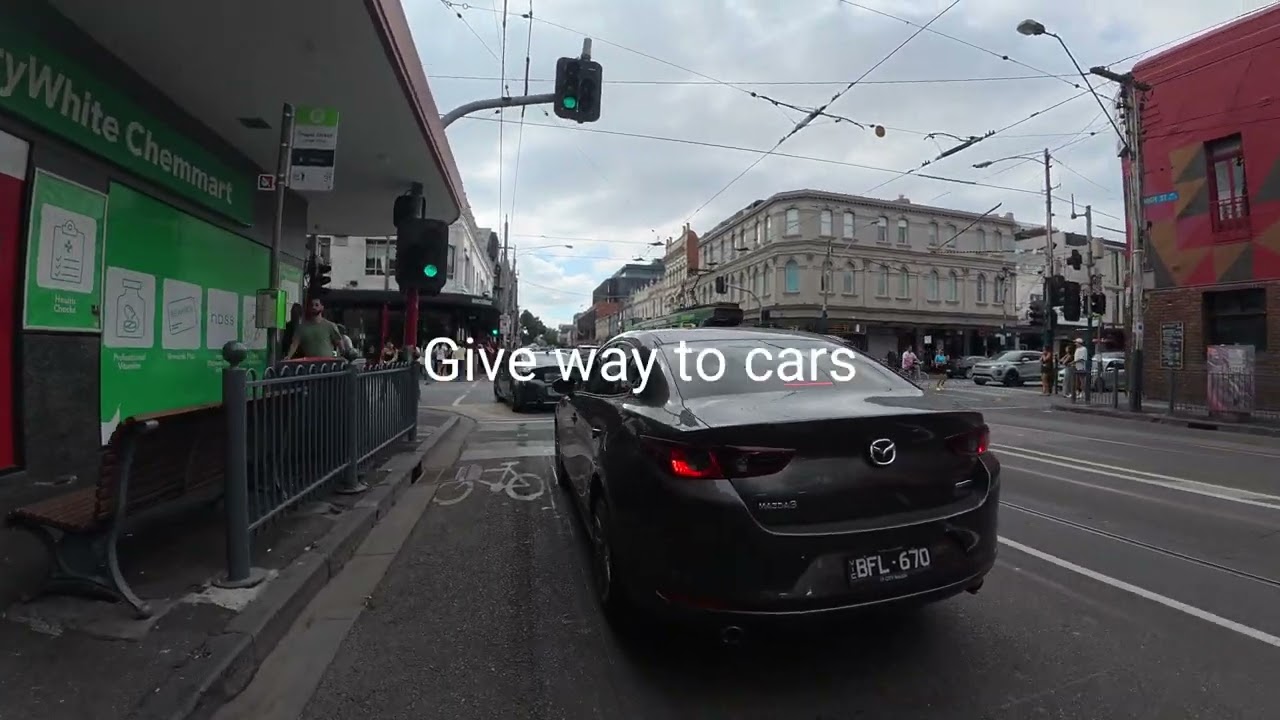 My saturday morning ride to Melbourne bicycle centre in Prahran