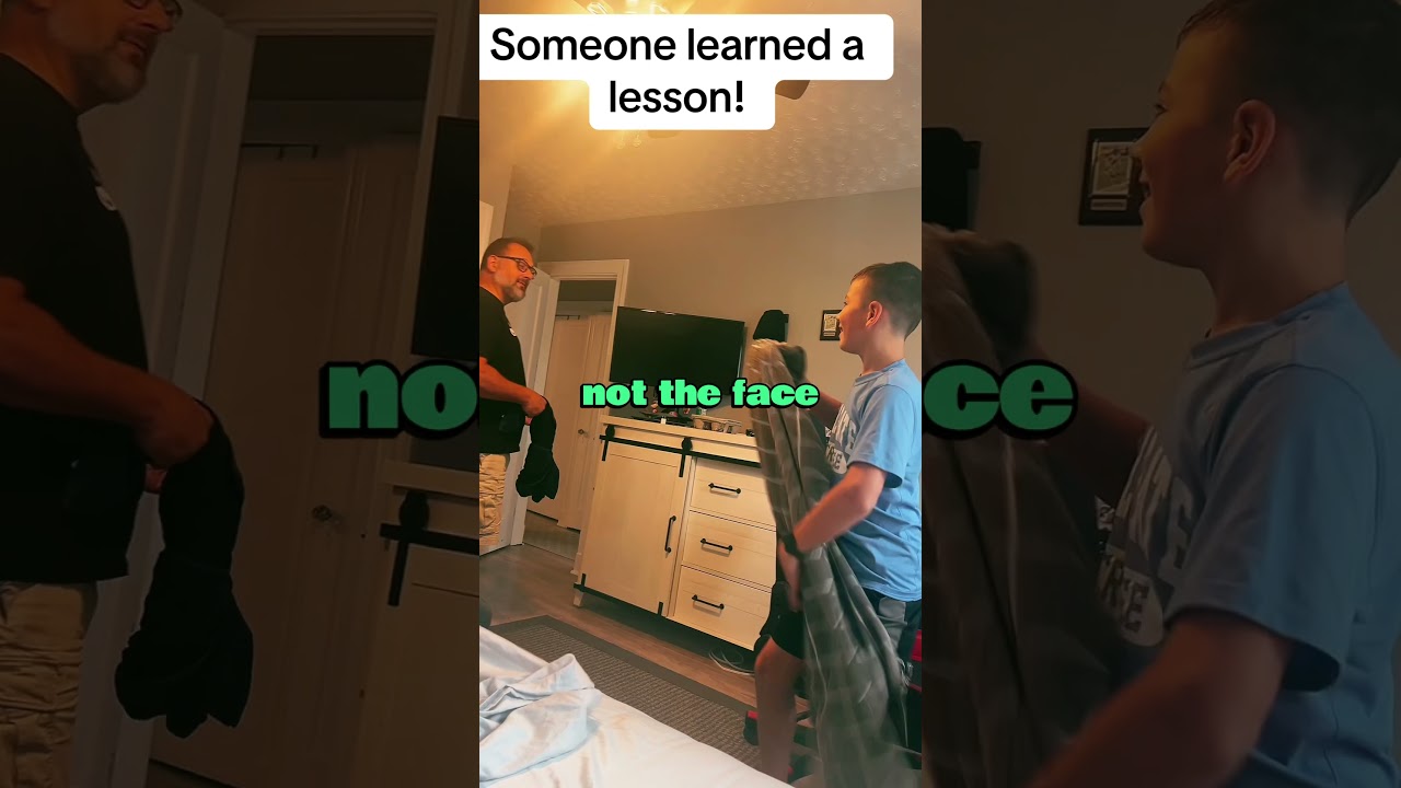 Этот сын усвоил урок.