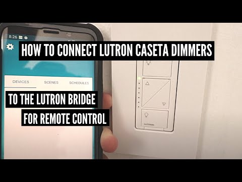 How To Connect Lutron Dimmer Switch To Lutron Connect Bridge