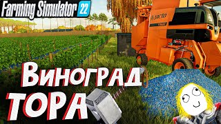 НЕ стоит так делать с виноградом.+эксперимент с поездом/ Farming Simulator 22