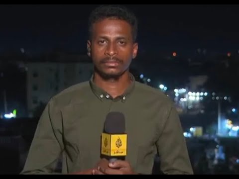 مراسل الجزيرة فى السودان يظهر في نبأ عاجل ويعلن عن مفاجاه 