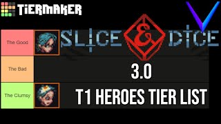 Slice & Dice 3.0 Starter Character Tier List - Hard Winstreaks