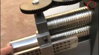 1HP Mini Electric Wire Rolling Mill with collector Jewellery Rolling Mill Machine