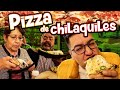 PIZZA de HUITLACOCHE y de CHILAQUILES en NEZA!