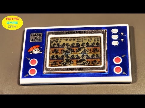 Nintendo Game & Watch MANHOLE 1983 | New Wide screen NH-103 - YouTube