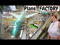AIRPLANE PRODUCTION LINE✈️: Building Boeing & Airbus (Factory tour✅)