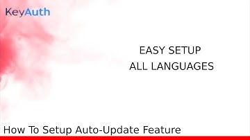 KeyAuth, how to setup auto-update