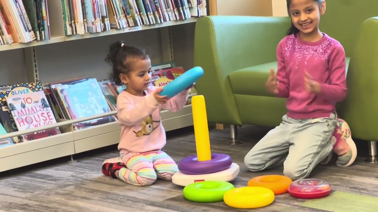 Aaje Hiya and Bailey e Library ma bau maja kari ☺️