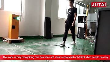 What function does Barrier Gate Radar Sensor have? Detect vehicle mode without detecting pedestrians