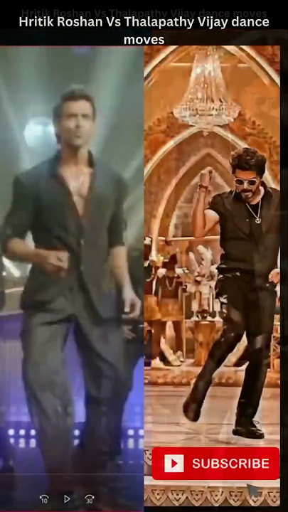 Thalapathy Vijay VS Hritik Roshan dance moves | #thalapathyvijay |#hrithikroshan  | # Varisu